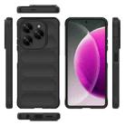 For Tecno Spark 20 Pro 4G Global Magic Shield TPU + Flannel Phone Case(Black) - 3