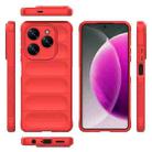 For Tecno Spark 20 Pro 4G Global Magic Shield TPU + Flannel Phone Case(Red) - 3