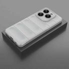 For Tecno Spark 20 Pro 4G Global Magic Shield TPU + Flannel Phone Case(Grey) - 2