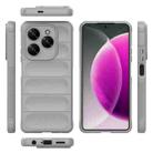 For Tecno Spark 20 Pro 4G Global Magic Shield TPU + Flannel Phone Case(Grey) - 3
