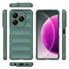 For Tecno Spark 20 Pro 4G Global Magic Shield TPU + Flannel Phone Case(Dark Green) - 3