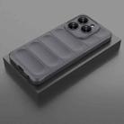 For Tecno Spark 20 Pro 4G Global Magic Shield TPU + Flannel Phone Case(Dark Grey) - 2
