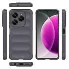 For Tecno Spark 20 Pro 4G Global Magic Shield TPU + Flannel Phone Case(Dark Grey) - 3