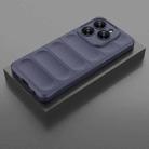 For Tecno Spark 20 Pro 4G Global Magic Shield TPU + Flannel Phone Case(Dark Blue) - 2