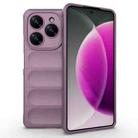For Tecno Spark 20 Pro 4G Global Magic Shield TPU + Flannel Phone Case(Purple) - 1