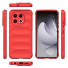 For Tecno Spark 30 Pro Global Magic Shield TPU + Flannel Phone Case(Red) - 3