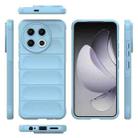 For Tecno Spark 30 Pro Global Magic Shield TPU + Flannel Phone Case(Light Blue) - 3