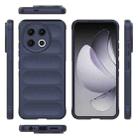 For Tecno Spark 30 Pro Global Magic Shield TPU + Flannel Phone Case(Dark Blue) - 3
