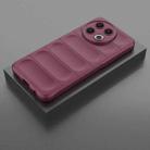 For Tecno Spark 30 Pro Global Magic Shield TPU + Flannel Phone Case(Wine Red) - 2