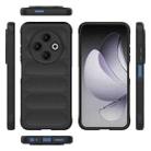 For Tecno Spark 30C 4G Global Magic Shield TPU + Flannel Phone Case(Black) - 3