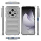 For Tecno Spark 30C 4G Global Magic Shield TPU + Flannel Phone Case(Grey) - 3