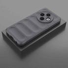 For Tecno Spark 30C 4G Global Magic Shield TPU + Flannel Phone Case(Dark Grey) - 2