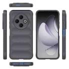 For Tecno Spark 30C 4G Global Magic Shield TPU + Flannel Phone Case(Dark Grey) - 3