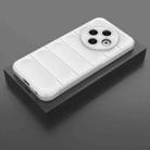 For Tecno Spark 30C 4G Global Magic Shield TPU + Flannel Phone Case(White) - 2