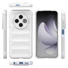 For Tecno Spark 30C 4G Global Magic Shield TPU + Flannel Phone Case(White) - 3