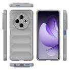 For Tecno Spark 30 4G Global Magic Shield TPU + Flannel Phone Case(Grey) - 3