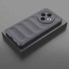 For Tecno Spark 30 4G Global Magic Shield TPU + Flannel Phone Case(Dark Grey) - 2
