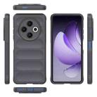 For Tecno Spark 30 4G Global Magic Shield TPU + Flannel Phone Case(Dark Grey) - 3