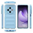 For Tecno Spark 30 4G Global Magic Shield TPU + Flannel Phone Case(Light Blue) - 3