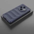 For Tecno Spark 30 4G Global Magic Shield TPU + Flannel Phone Case(Dark Blue) - 2