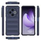 For Tecno Spark 30 4G Global Magic Shield TPU + Flannel Phone Case(Dark Blue) - 3