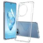 For OnePlus Ace 3 / 12R 5G Scratchproof Acrylic TPU Phone Case(Transparent) - 1