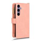 For Samsung Galaxy S24+ 5G Litchi Texture Zipper Leather Phone Case(Pink) - 3