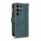 For Samsung Galaxy S24 Ultra 5G Litchi Texture Zipper Leather Phone Case(Green) - 3