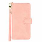 For Samsung Galaxy S24 Ultra 5G Litchi Texture Zipper Leather Phone Case(Pink) - 2