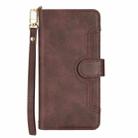 For Samsung Galaxy S24 5G Litchi Texture Zipper Leather Phone Case(Brown) - 2