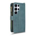 For Samsung Galaxy S25 Ultra 5G Litchi Texture Zipper Leather Phone Case(Green) - 3