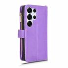 For Samsung Galaxy S25 Ultra 5G Litchi Texture Zipper Leather Phone Case(Purple) - 3