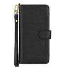 For Samsung Galaxy S25+ 5G Litchi Texture Zipper Leather Phone Case(Black) - 2