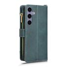 For Samsung Galaxy S25+ 5G Litchi Texture Zipper Leather Phone Case(Green) - 3