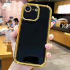For iPhone 7 / 8 / SE 2022 Plating Emery PC Hybrid Silicone Phone Case(Black) - 1