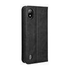 For Boost Mobile Bounce 4G Magnetic Buckle Retro Texture Leather Phone Case(Black) - 3