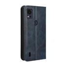 For Cricket Icon5 Magnetic Buckle Retro Texture Leather Phone Case(Blue) - 3