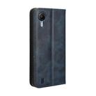 For Cricket Debut S2 U380AC Magnetic Buckle Retro Texture Leather Phone Case(Blue) - 3