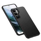 For Samsung Galaxy S25+ 5G MagSafe Kevlar Fiber Shockproof Phone Case(Black) - 2