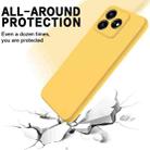 For ZTE Axon 50 Lite Pure Color Liquid Silicone Shockproof Phone Case(Yellow) - 3