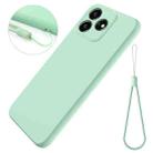 For ZTE Axon 50 Lite Pure Color Liquid Silicone Shockproof Phone Case(Green) - 2