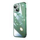 For iPhone 15 Plus Magsafe Magnetic Electroplated PC Phone Case(Green) - 1