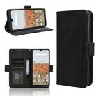 For Consumer Cellular Iris Connect Skin Feel Calf Texture Card Slots Leather Phone Case(Black) - 1