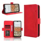 For Consumer Cellular Iris Connect Skin Feel Calf Texture Card Slots Leather Phone Case(Red) - 1