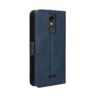 For Consumer Cellular Iris Connect Skin Feel Calf Texture Card Slots Leather Phone Case(Blue) - 3