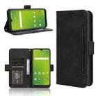 For Cricket  Icon5 Skin Feel Calf Texture Card Slots Leather Phone Case(Black) - 1