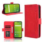 For Cricket  Icon5 Skin Feel Calf Texture Card Slots Leather Phone Case(Red) - 1