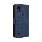 For Cricket  Icon5 Skin Feel Calf Texture Card Slots Leather Phone Case(Blue) - 3