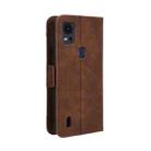 For Cricket  Icon5 Skin Feel Calf Texture Card Slots Leather Phone Case(Brown) - 3