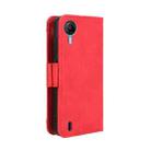 For Cricket Debut S2 U380AC Skin Feel Calf Texture Card Slots Leather Phone Case(Red) - 3